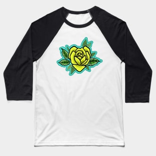 yellow heart shaped rose Baseball T-Shirt